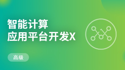 智能计算应用平台开发（高级）