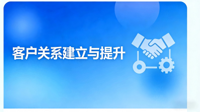 企培专题培训《客户关系建立与提升》