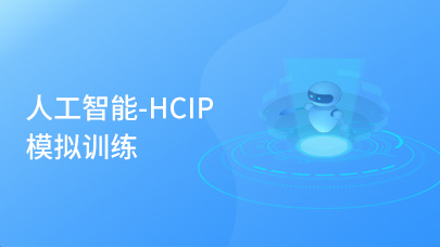 人工智能-HCIP模拟训练