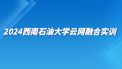 2024西南石油大学云网融合实训